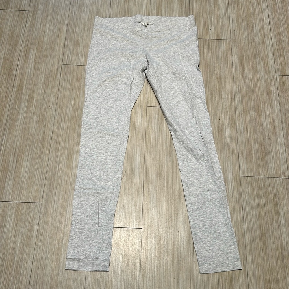 Back label NWOT organic cotton grey heather legging